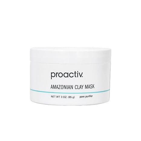 Proactiv Amazonian Clay Mask, Creamy, Natural Cleansing Skin Care Face Mask with Minerals, Vitamins and Antioxidants, Moisturizing for Acne, Gray, Cucumber, 3 Fl Oz